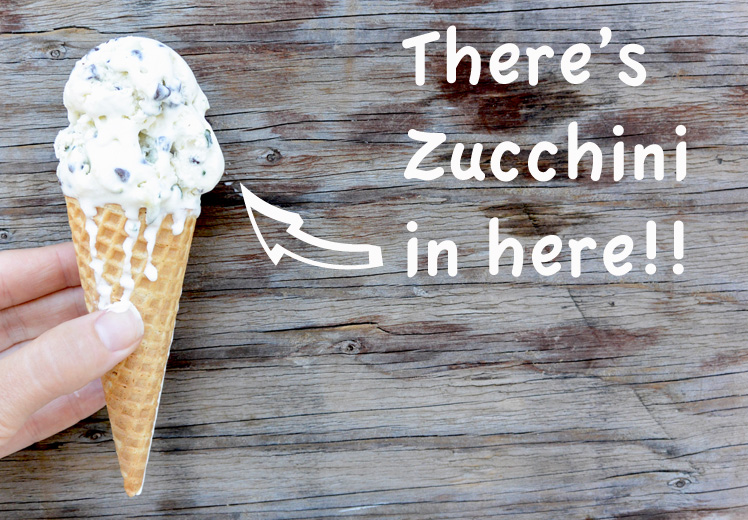 ZucchiniChip Sour Cream Ice Cream The Floating Kitchen
