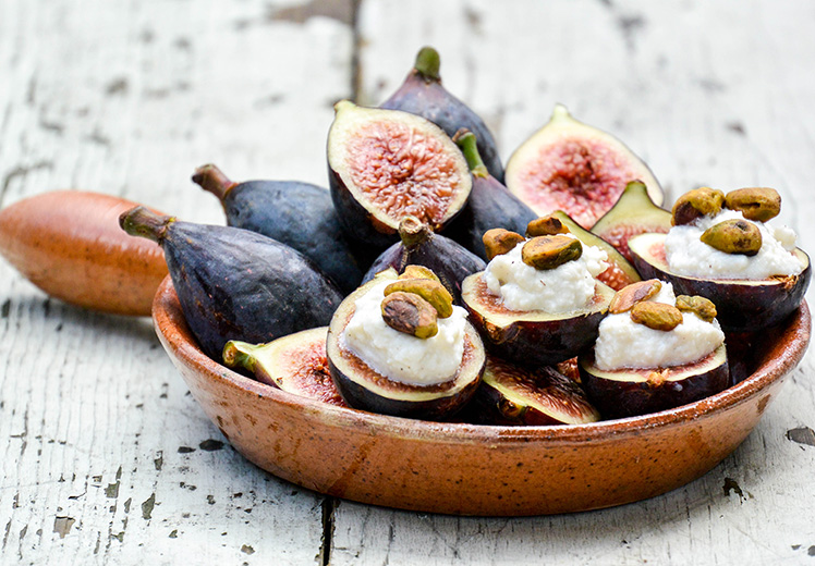 Fichi Ripieni di Ricotta e Pistacchi