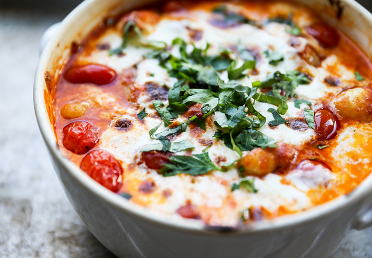 Easy Baked Gnocchi with Tomatoes and Mozzarella The Floating Kitchen