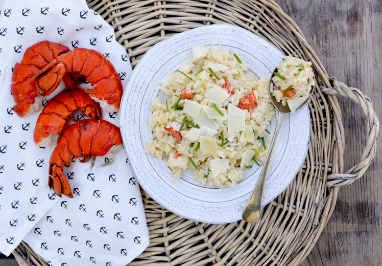 Lobster Risotto {and surprise I moved!}