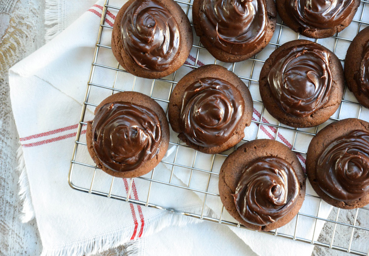Chocolate Covered Cherry Cookies