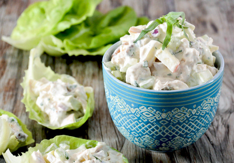 Lightened Up Chicken Salad