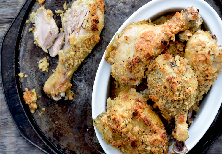 Mustard Roasted Chicken