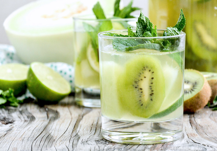 Honeydew and Kiwi White Sangria