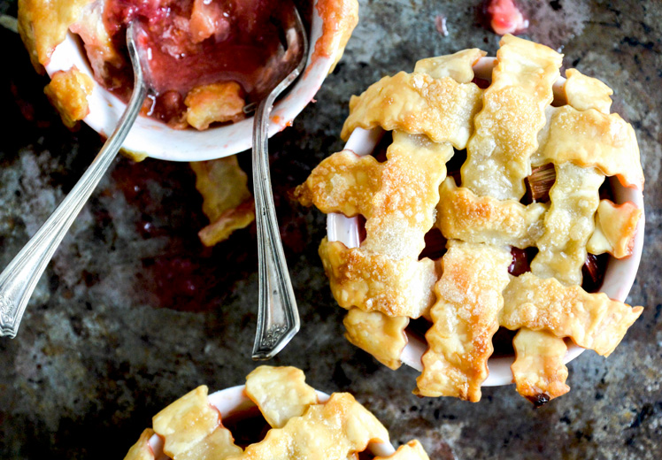 Strawberry-Rhubarb Tarts