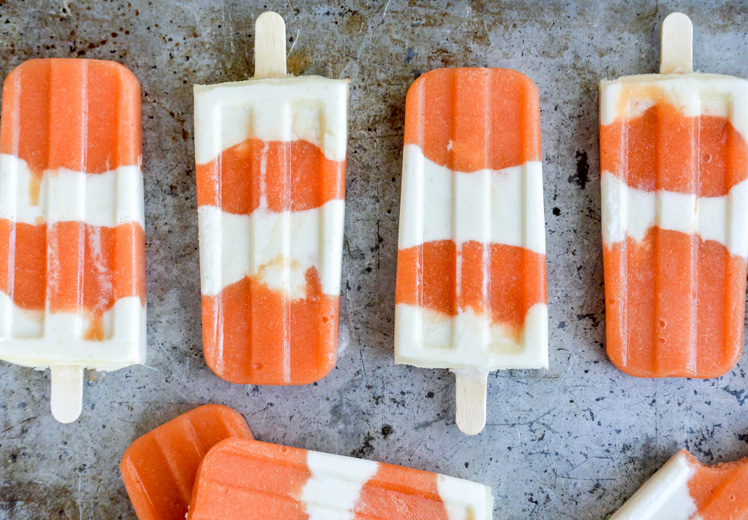 Papaya-Coconut Popsicles