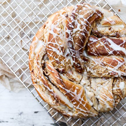 Braided Cinnamon, Apple and Pecan Bread | www.floataingkitchen.net