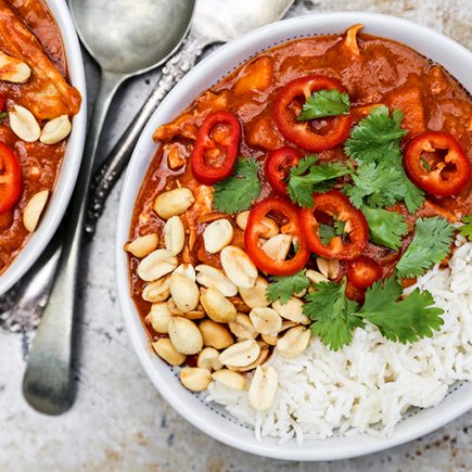 African Peanut Stew with Chicken and Sweet Potatoes | www.floatingkitchen.net