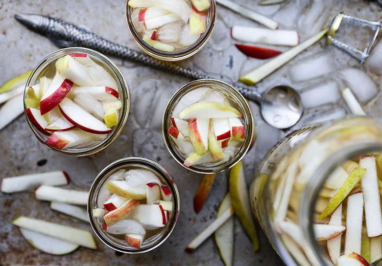 Apple Cider and Elderflower White Sangria