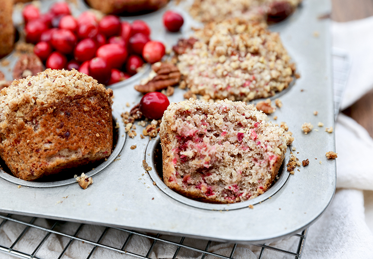 Cranberry-Pecan Muffins | www.floatingkitchen.net