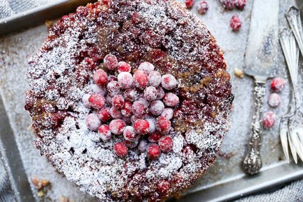 Cranberry Upside Down Cake | www.floatingkitchen.net