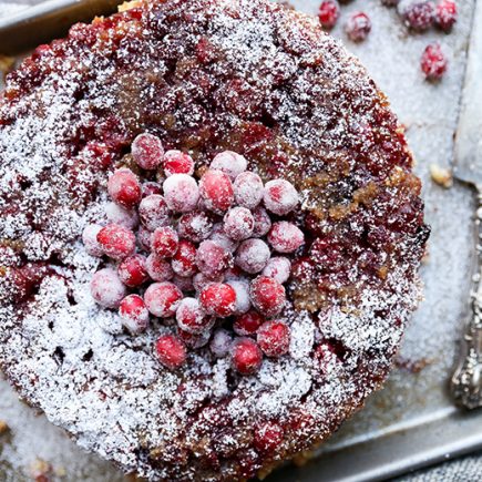 Cranberry Upside Down Cake | www.floatingkitchen.net