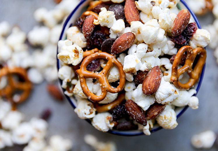 Salty, Sweet and Smoky Popcorn Snack Mix | www.floatingkitchen.net