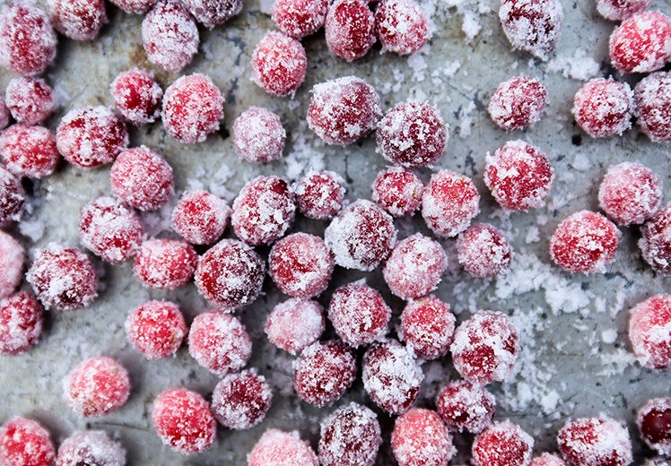 Sparkling Sugared Cranberries | www.floatingkitchen.net