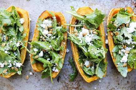 Delicata Squash Salad Bowls | www.floatingkitchen.net