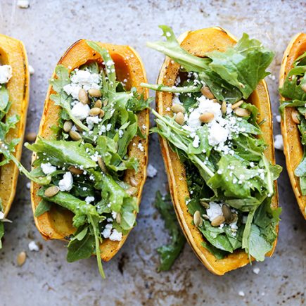 Delicata Squash Salad Bowls | www.floatingkitchen.net