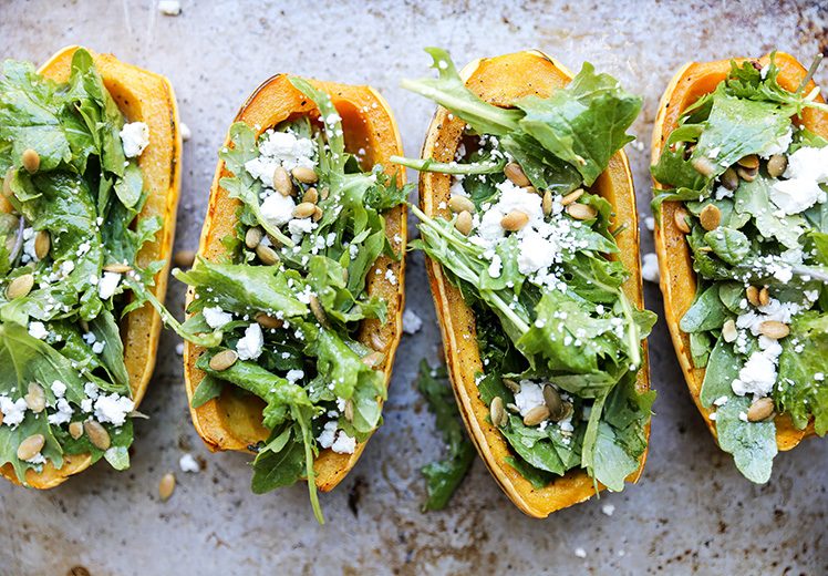 Delicata Squash Salad Bowls | www.floatingkitchen.net