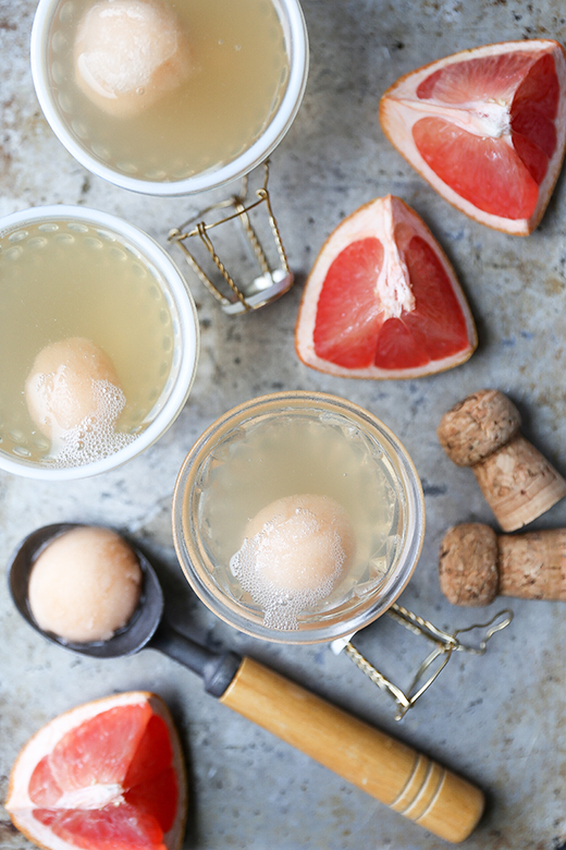 Pink GrapefruitChampagne Sorbet Floats Floating Kitchen