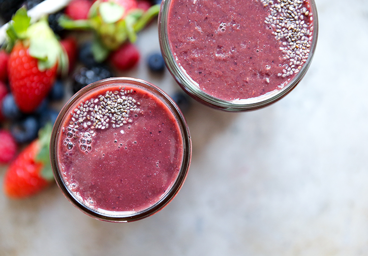 Berry-Beet Smoothie | www.floatingkitchen.net