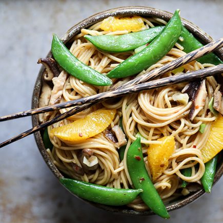 Vegetable Noodle Stir Fry with Orange | www.floatingkitchen.net