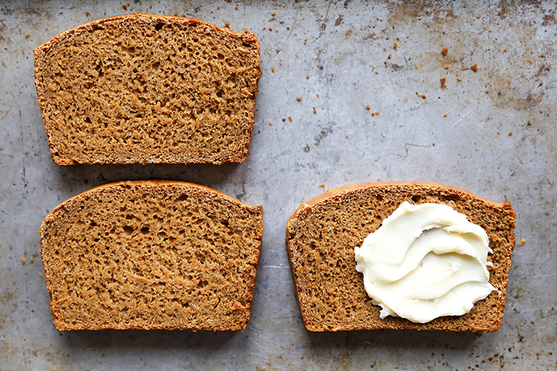 Guinness Molasses Bread with Maple Butter | www.floatingkitchen.net