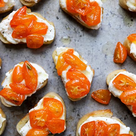 Spicy Kumquat and Whipped Ricotta Crostini | www.floatingkitchen.net