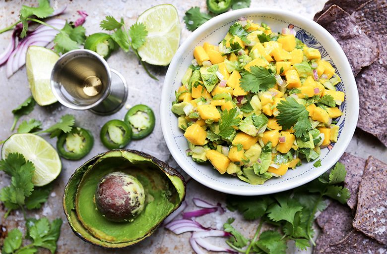 Tequila-Spiked Mango and Avocado Salsa | www.floatingkitchen.net