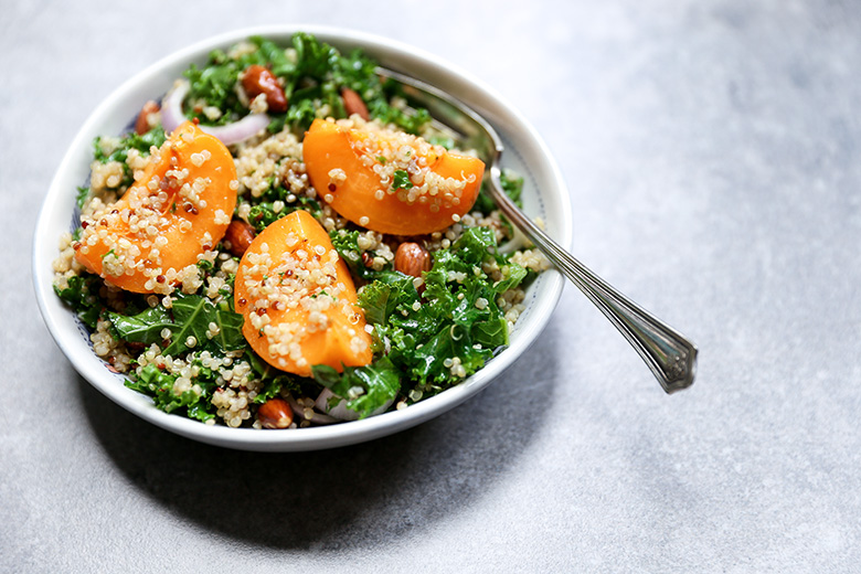 Kale, Apricot and Quinoa Salad | www.floatingkitchen.net