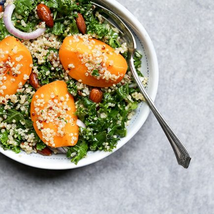 Kale, Apricot and Quinoa Salad | www.floatingkitchen.net