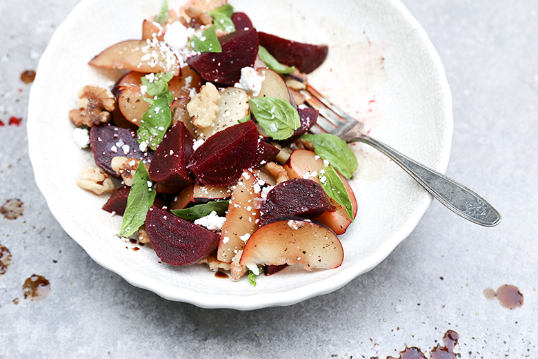 Roasted Beet and Plum Salad | www.floatingkitchen.net