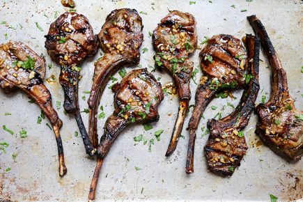 Easy Grilled Ginger-Soy Lamb Chops | www.floatingkitchen.net