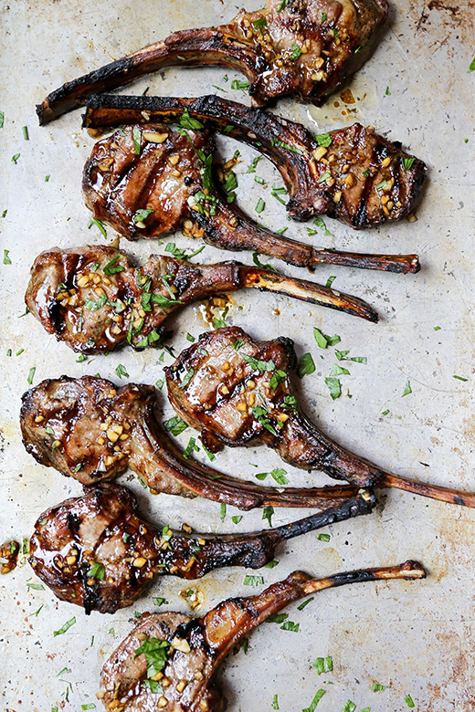 Easy Grilled GingerSoy Lamb Chops Floating Kitchen