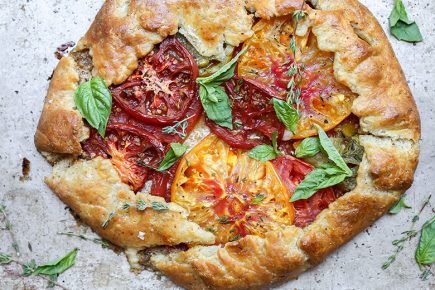 Heirloom Tomato and Hazelnut Galette | www.floatingkitchen.net