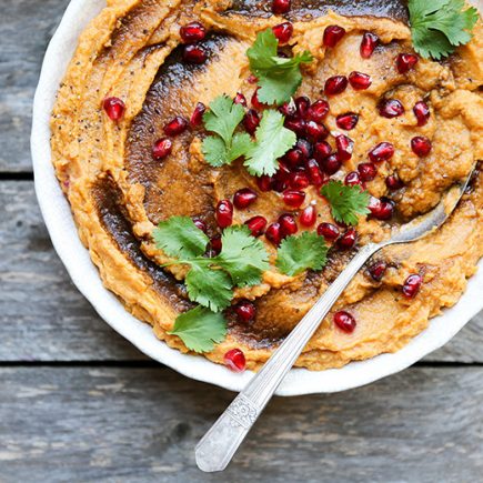 Vegan Mashed Sweet Potatoes with Tahini and Coffee | www.floatingkitchen.net