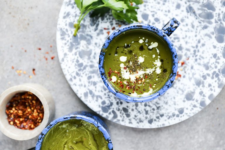 Kale and Apple Soup Floating Kitchen
