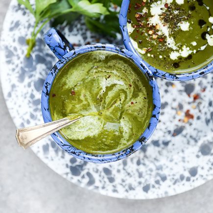 Kale and Apple Soup | www.floatingkitchen.net