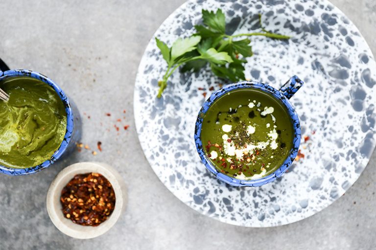 Kale and Apple Soup Floating Kitchen