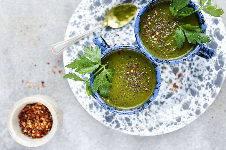 Kale and Apple Soup | www.floatingkitchen.net