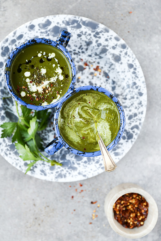 Kale and Apple Soup | www.floatingkitchen.net