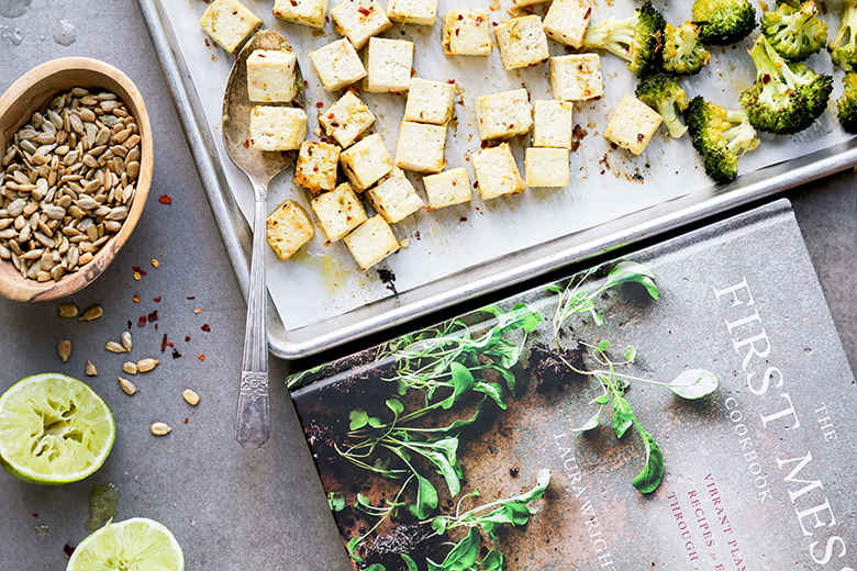 Roasted Chili Basil Lime Tofu Bowls | www.floatingkitchen.net