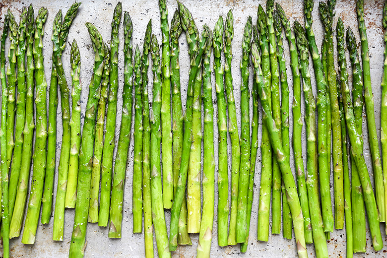 Roasted Asparagus with Sautéed Shallots and Kumquats | www.floatingkitchen.net