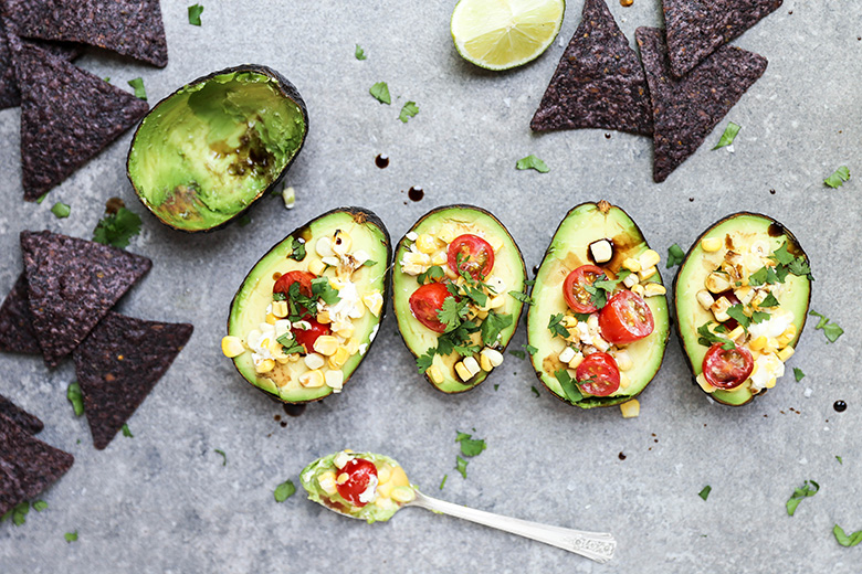 Baked Avocados with Fresh Salsa | www.floatingkitchen.net