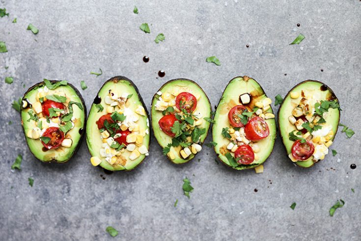 Baked Avocados with Fresh Salsa