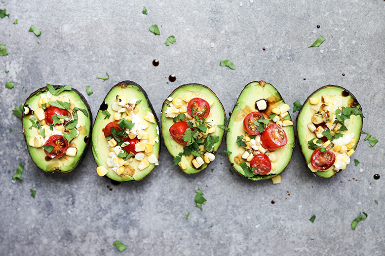 Baked Avocados with Fresh Salsa | www.floatingkitchen.net