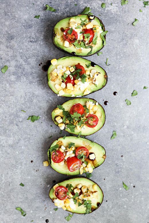 Baked Avocados with Fresh Salsa | www.floatingkitchen.net