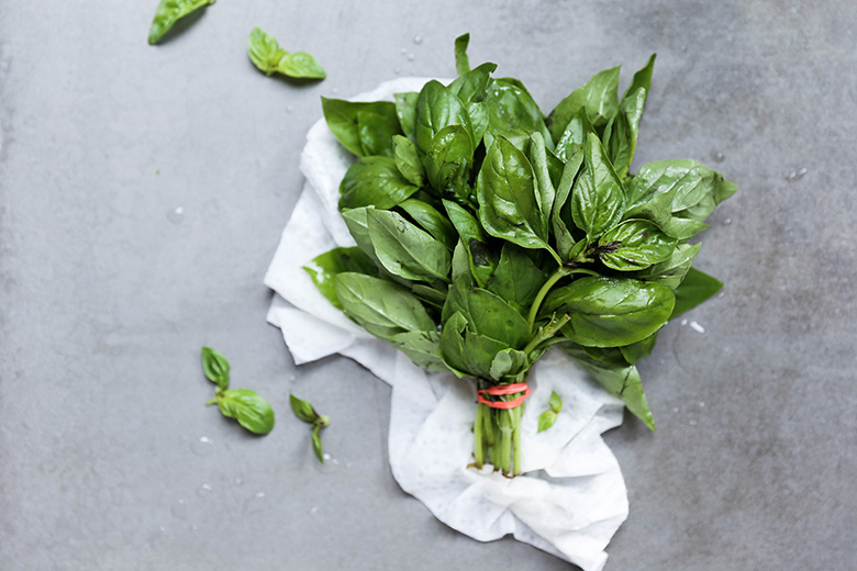 Easy Skillet Peach-Basil Cobbler | www.floatingkitchen.net