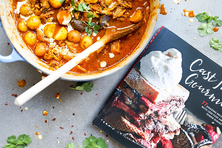 Indian Chicken and Potato Stew with Garam Masala Tomato Sauce | www.floatingkitchen.net