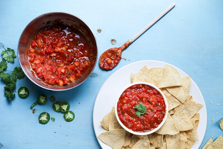 Spicy Apple-Tomato Salsa