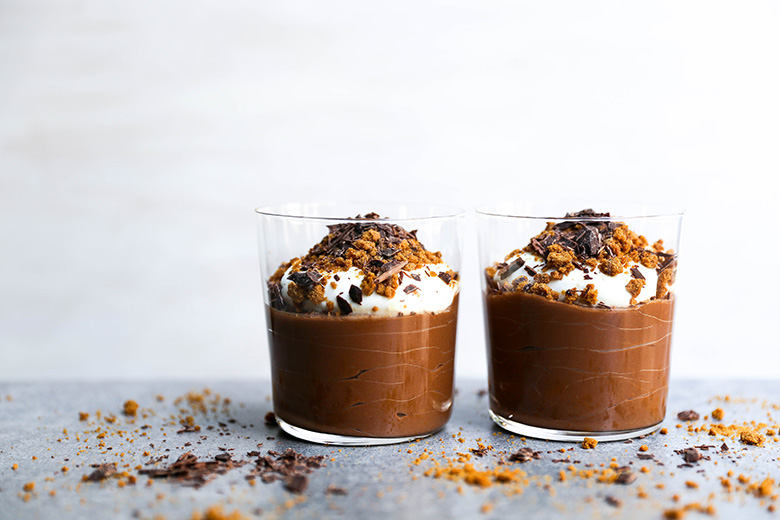 Easy Blender Pumpkin Chocolate Pudding {Virtual Pumpkin Party} | www.floatingkitchen.net