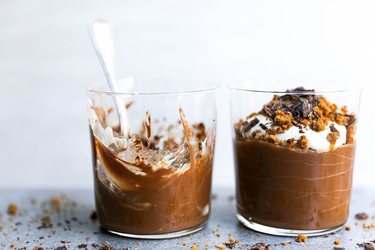 Easy Blender Pumpkin Chocolate Pudding